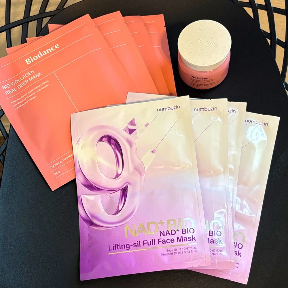Face Masks Bundle w/ Facial Cream